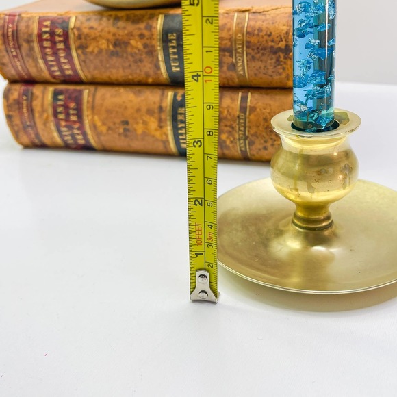 Vintage Set of tapper Candle Holders Brass Very Heavy! - Picture 4 of 6